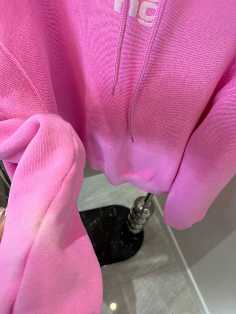Alexander Wang Alexander Wang Pink Fleece Hoodie S Size S / US 4 / IT 40 - 4 Thumbnail
