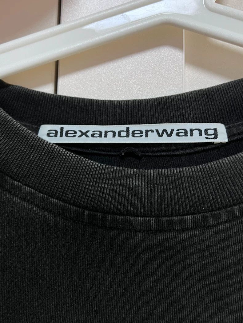 Alexander Wang Alexander Wang Charcoal Long Sleeve Sweatshirt Size S / US 4 / IT 40 - 3 Thumbnail