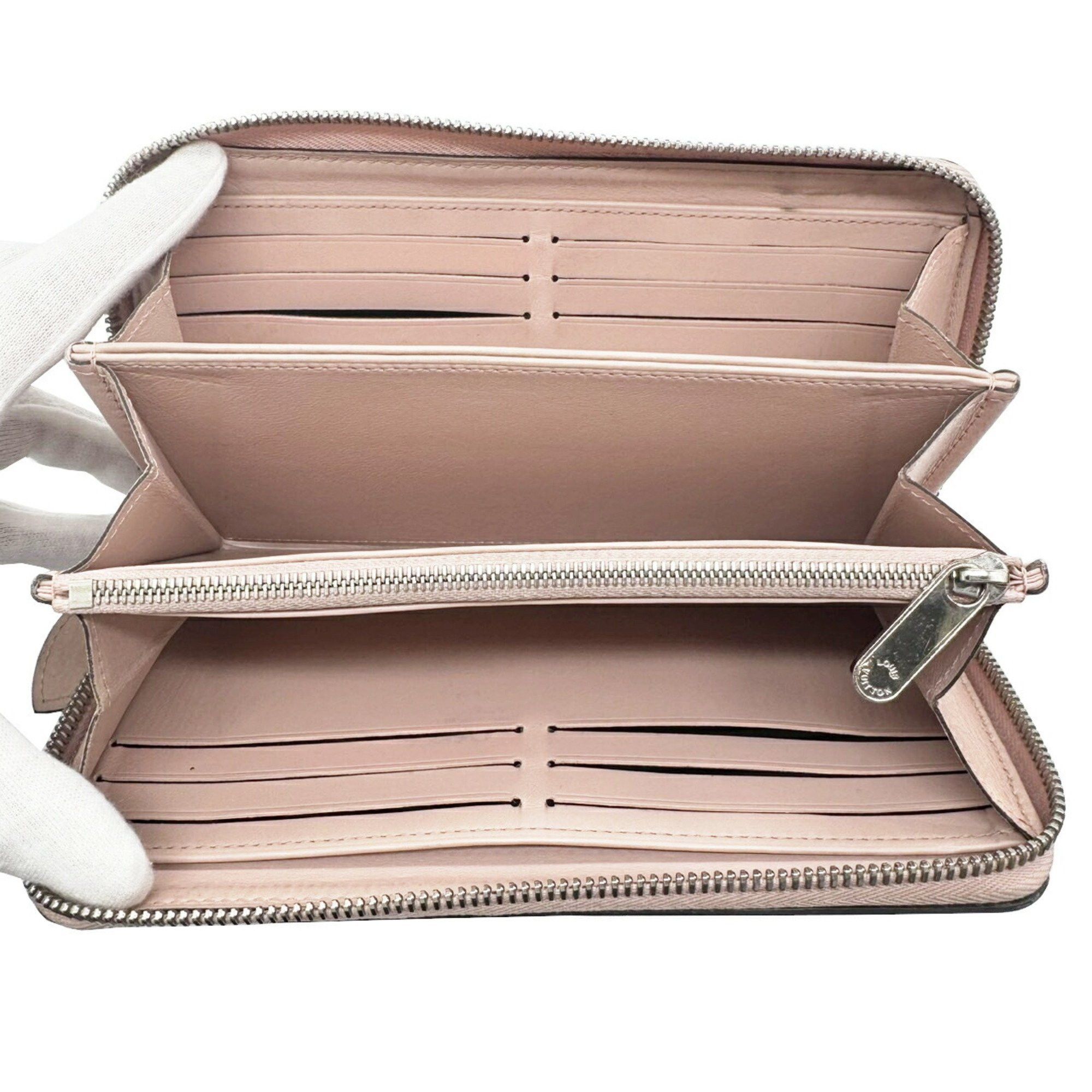 Louis Vuitton Louis Vuitton Zippy Wallet Mahina M61868 Long Round Zip Pink TN2240 Women's Size ONE SIZE - 11 Thumbnail