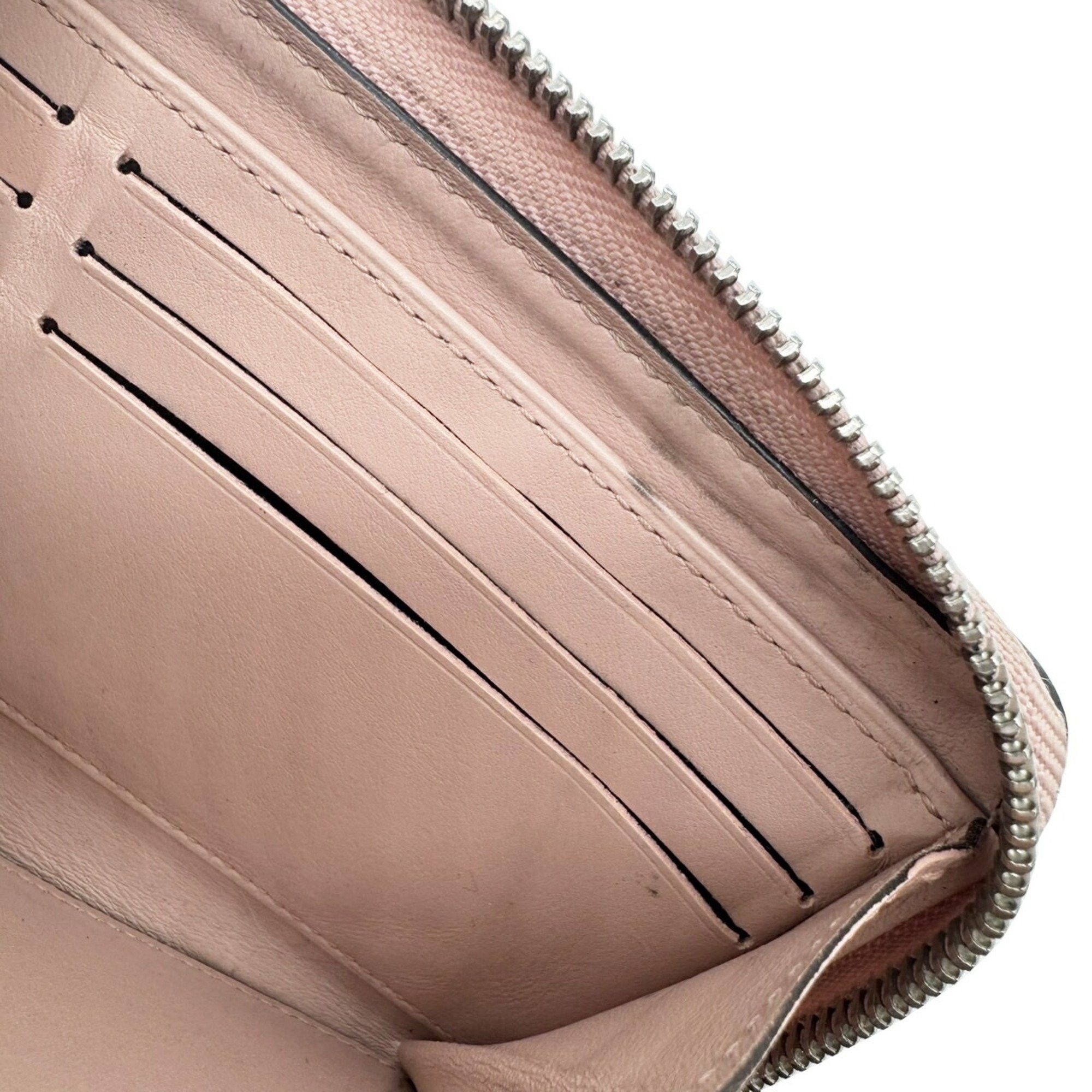 Louis Vuitton Louis Vuitton Zippy Wallet Mahina M61868 Long Round Zip Pink TN2240 Women's Size ONE SIZE - 13 Thumbnail