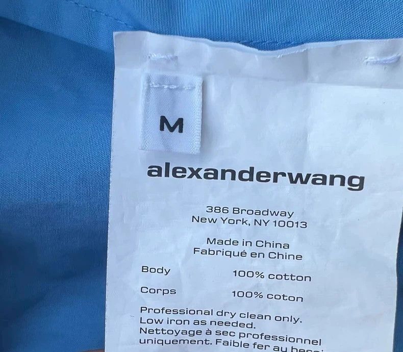 Alexander Wang Alexander Wang Blue Long Sleeve Shirt Size M / US 6-8 / IT 42-44 - 6 Thumbnail