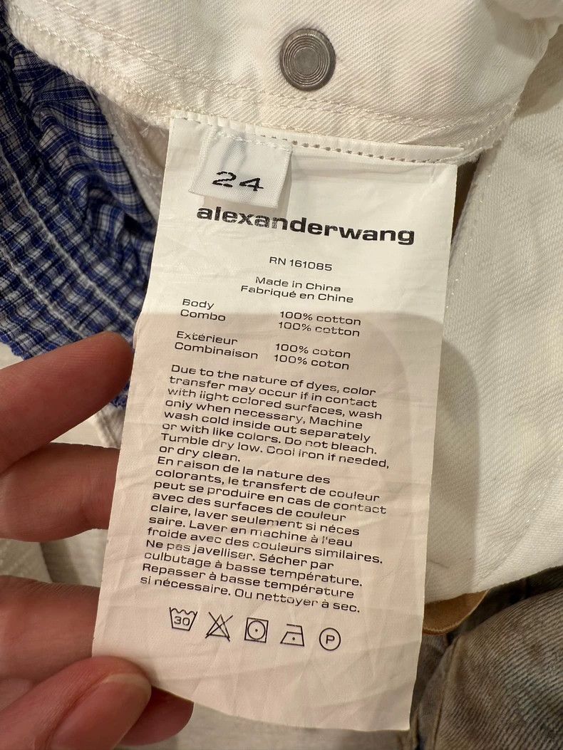 Alexander Wang Alexander Wang White High-Waist Jeans Size 24" / US 00 / IT 34 - 4 Thumbnail