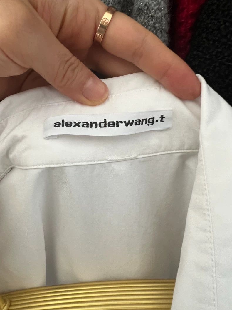 Alexander Wang Alexander Wang White Shirt Dress Size XS / US 0-2 / IT 36-38 - 2 Thumbnail