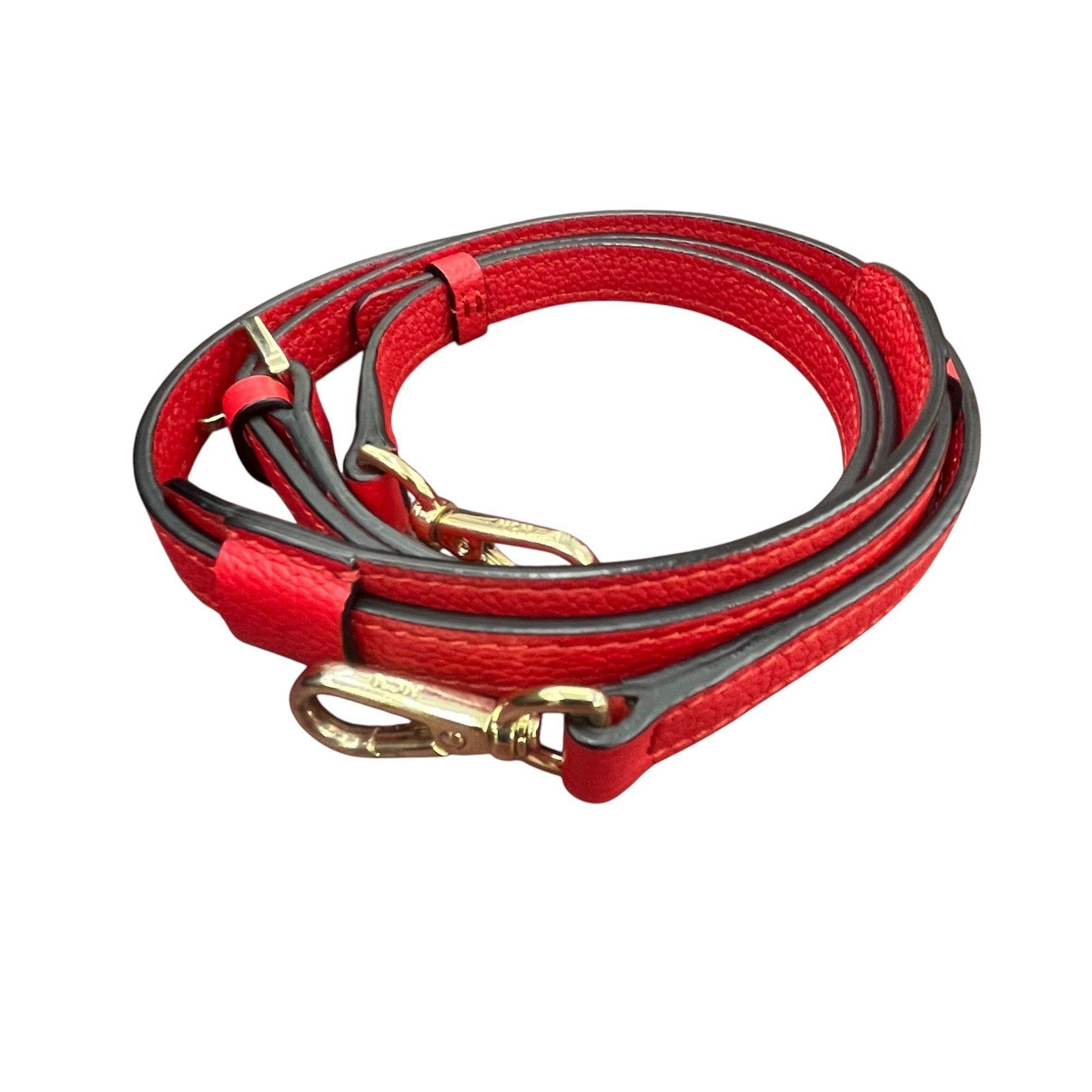 MCM Tracy handbag/shoulder bag in red and ivory for women