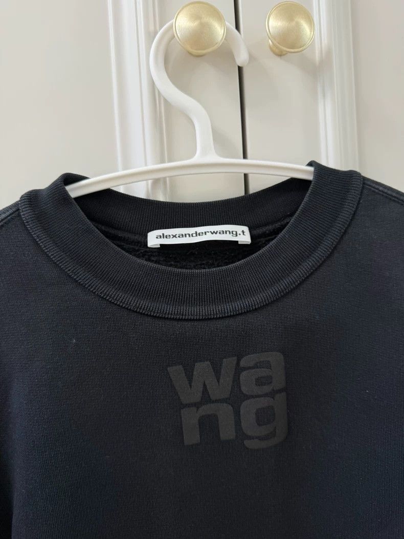 Alexander Wang Alexander Wang Oversized Fleece Sweatshirt Size XS / US 0-2 / IT 36-38 - 2 Thumbnail