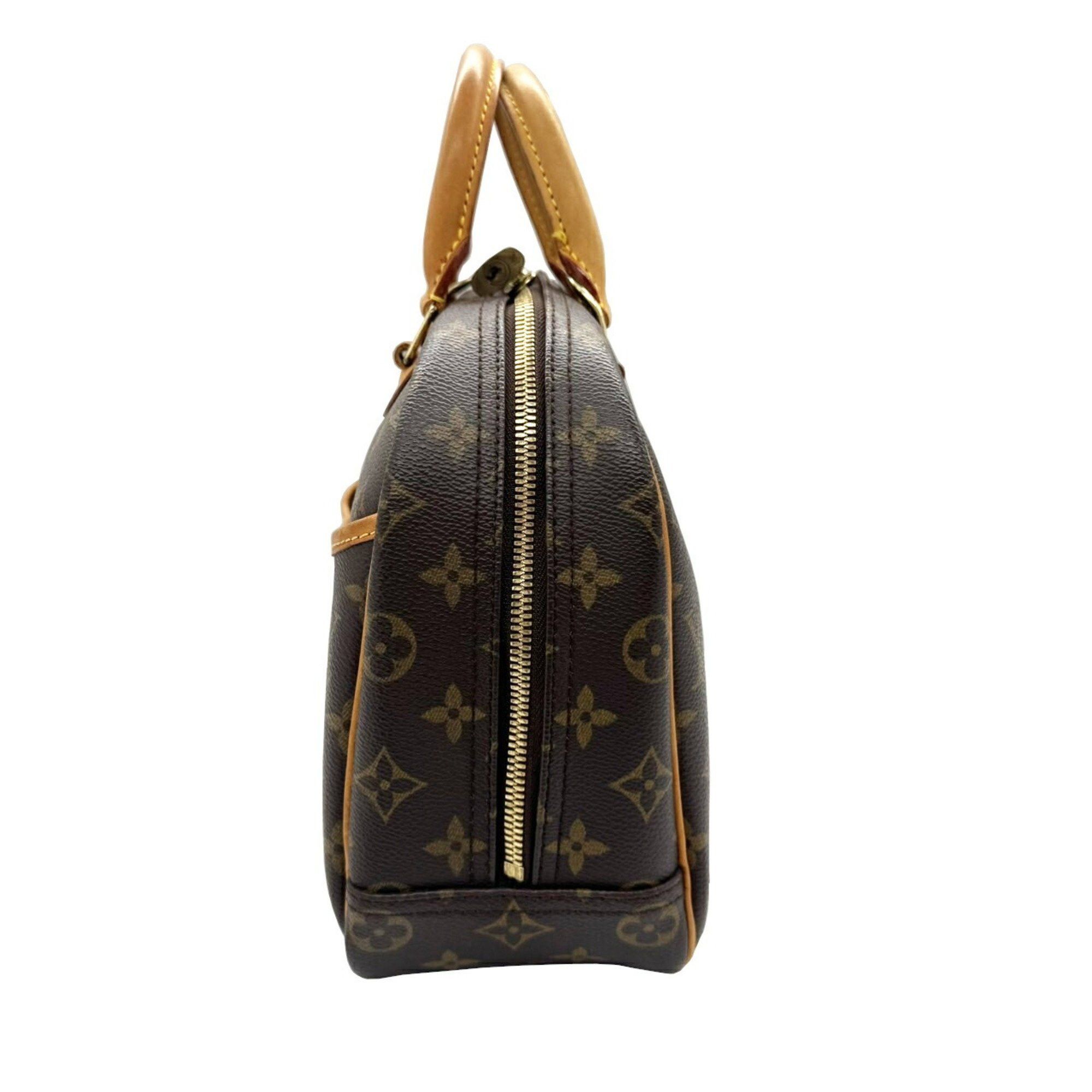 Louis Vuitton LOUIS VUITTON Trouville Monogram M42228 MI0054 Handbag Bowling Vanity for Men and Women Size ONE SIZE - 3 Thumbnail