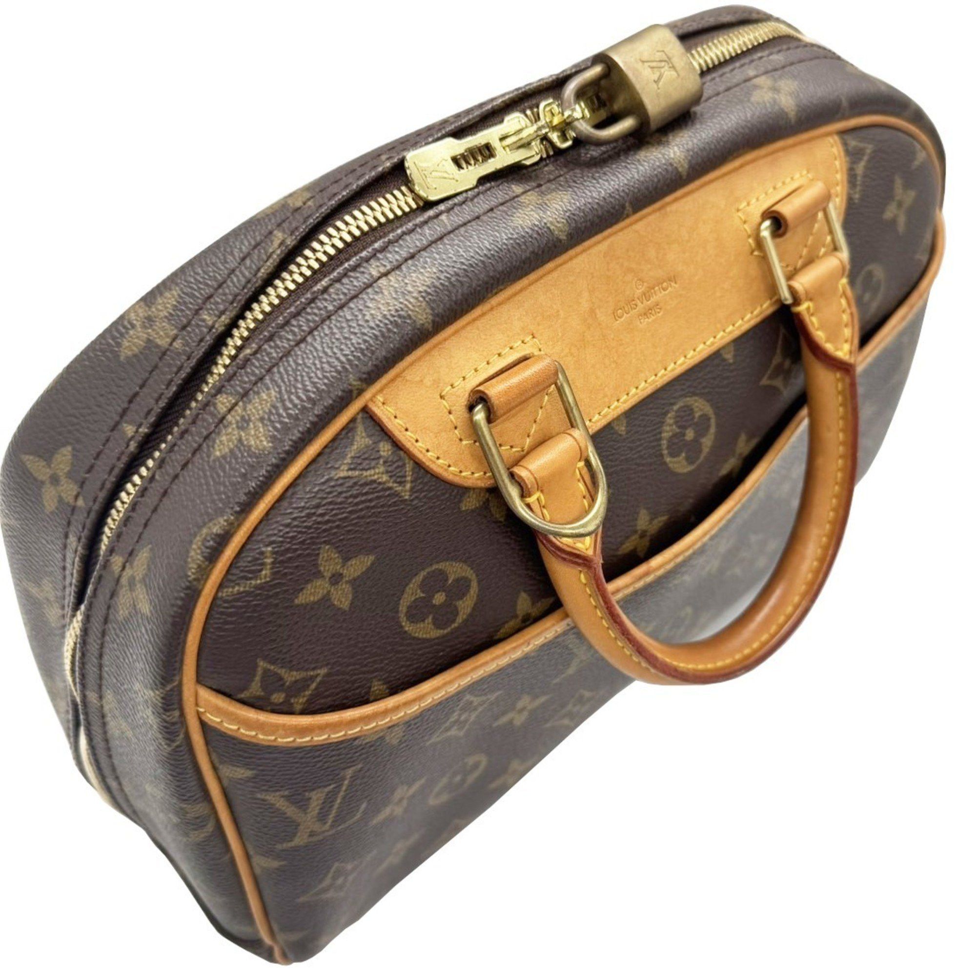 Louis Vuitton LOUIS VUITTON Trouville Monogram M42228 MI0054 Handbag Bowling Vanity for Men and Women Size ONE SIZE - 13 Thumbnail