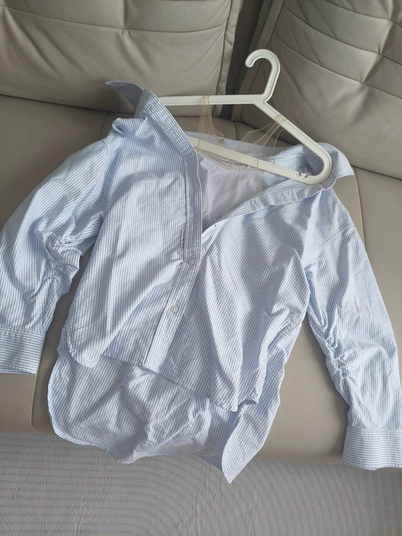 Alexander Wang Alexander Wang Striped Button Up Shirt Size S / US 4 / IT 40 - 2 Thumbnail
