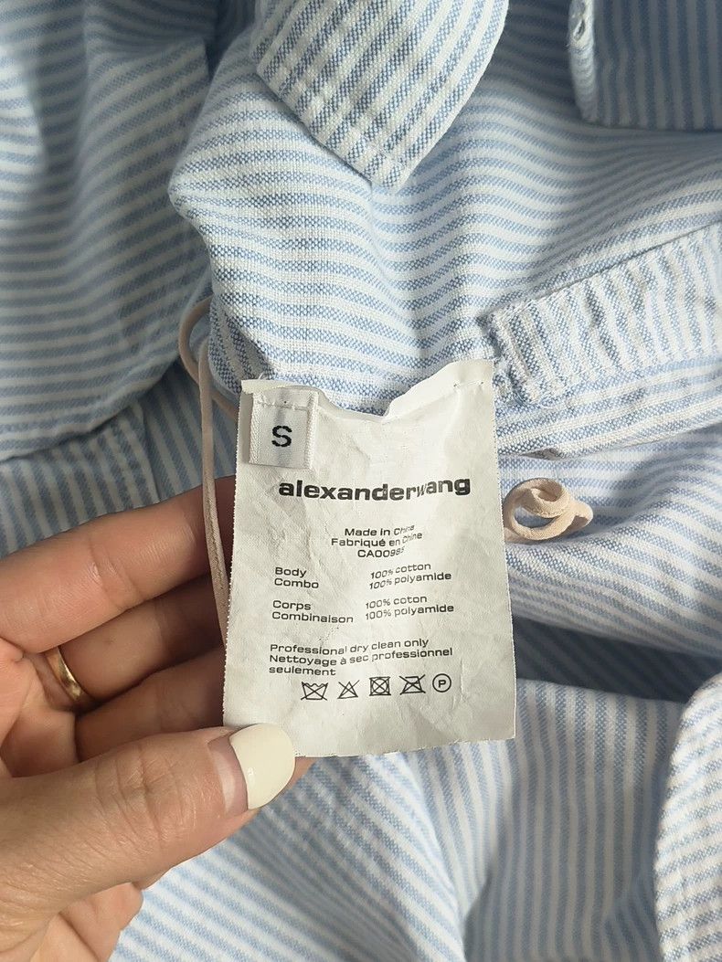 Alexander Wang Alexander Wang Striped Button Up Shirt Size S / US 4 / IT 40 - 3 Thumbnail