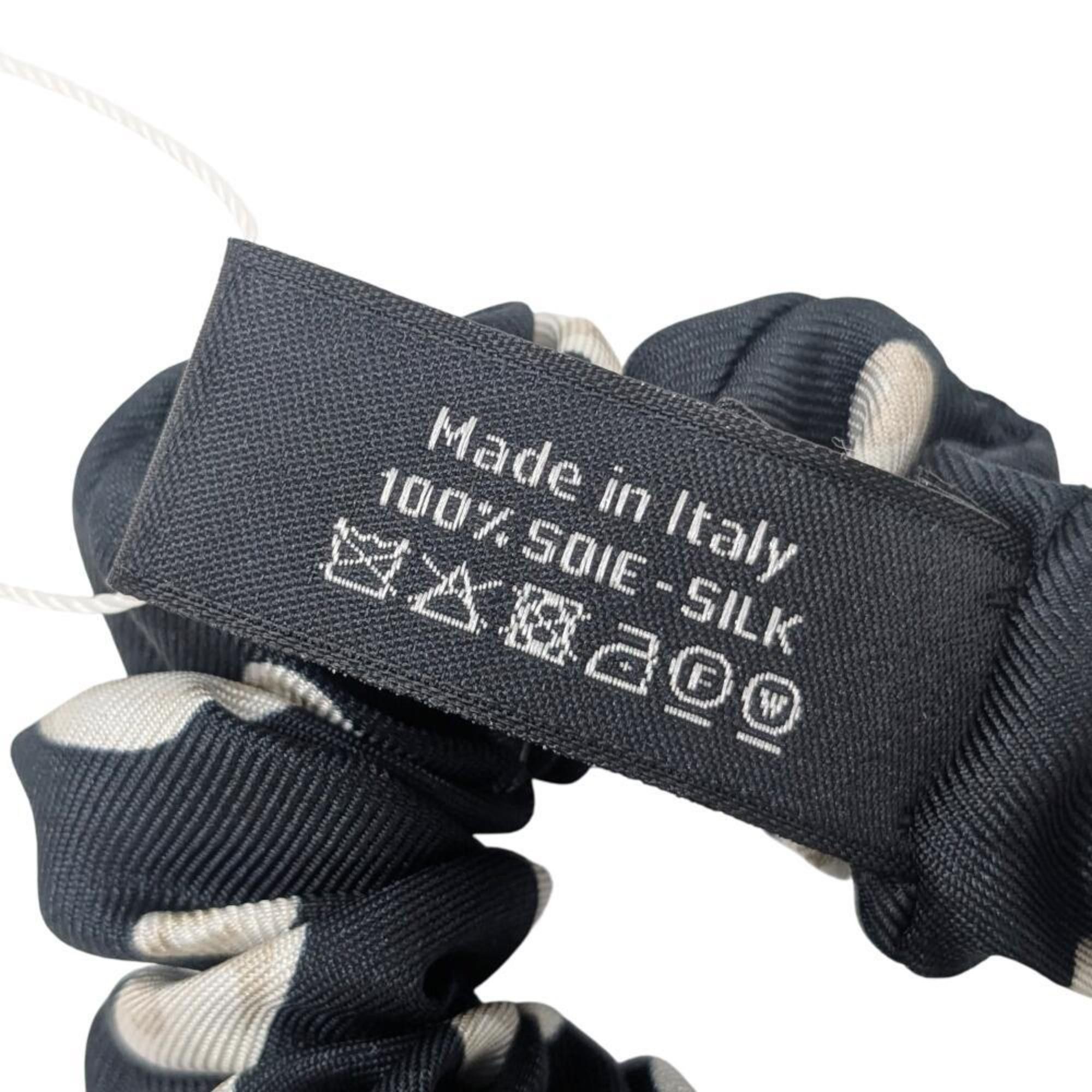 Chanel CHANEL Scrunchie Black Polka Dot Hair Accessory for Women Size ONE SIZE - 7 Thumbnail