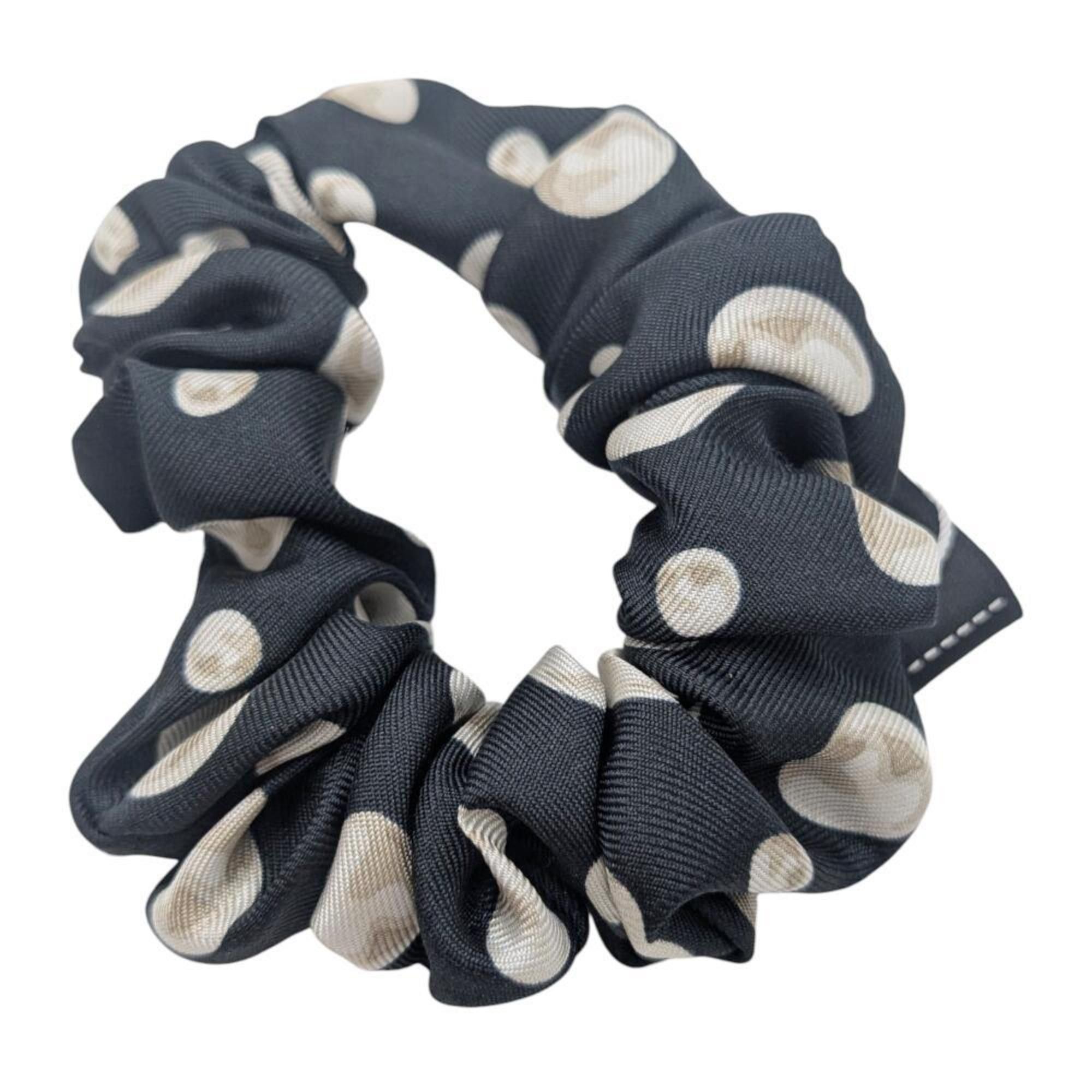 Chanel CHANEL Scrunchie Black Polka Dot Hair Accessory for Women Size ONE SIZE - 3 Thumbnail
