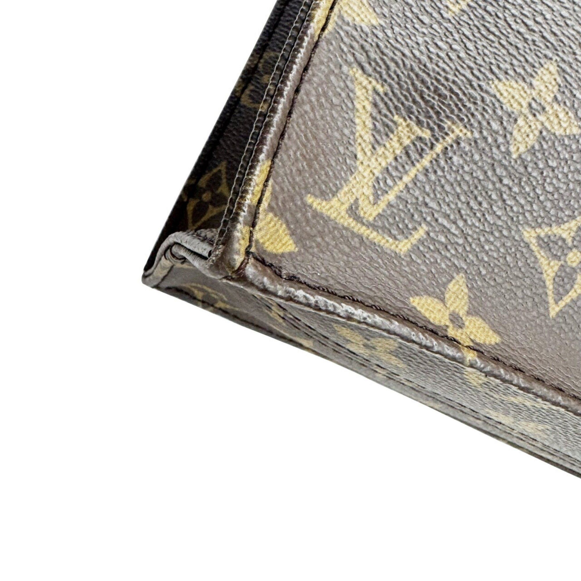 Louis Vuitton LOUIS VUITTON Monogram Sac Plat M51140 MI1003 Tote Bag Handbag for Men and Women Size ONE SIZE - 6 Thumbnail