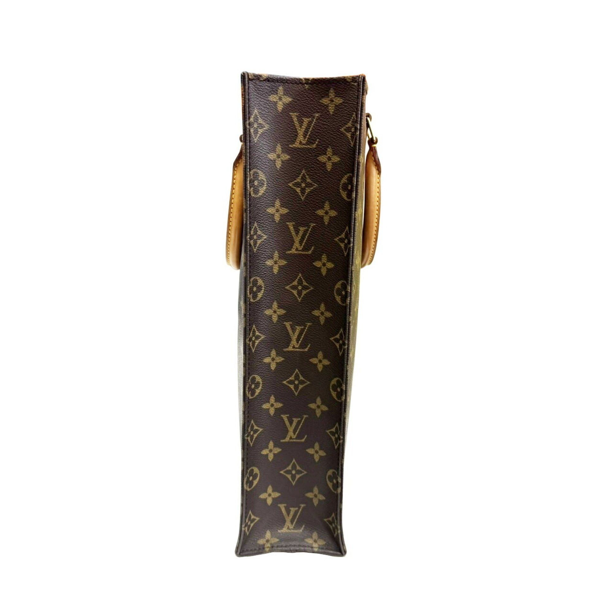 Louis Vuitton LOUIS VUITTON Monogram Sac Plat M51140 MI1003 Tote Bag Handbag for Men and Women Size ONE SIZE - 3 Thumbnail