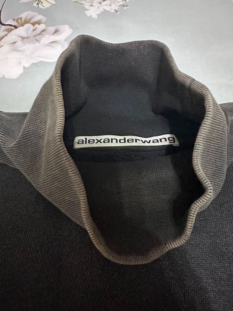 Alexander Wang Alexander Wang Acid Wash High Neck Sweatshirt Size S / US 4 / IT 40 - 2 Thumbnail
