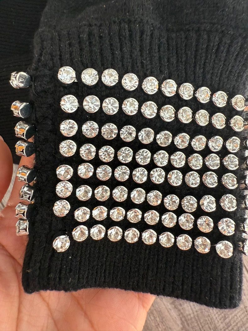 Alexander Wang Alexander Wang Crystal Cuff Short Cardigan Size XS / US 0-2 / IT 36-38 - 5 Thumbnail