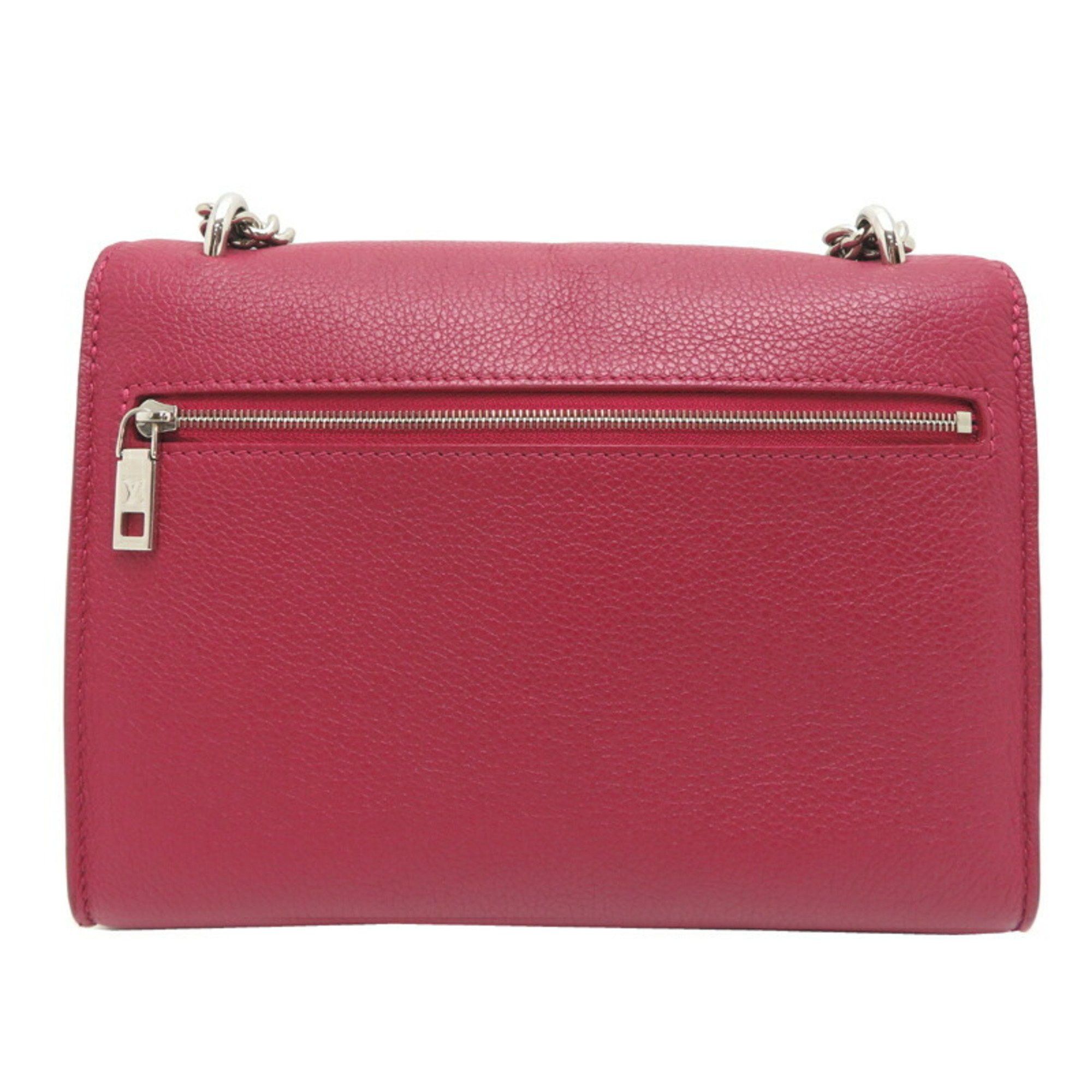 Louis Vuitton Louis Vuitton My Lock Me BB Women's Shoulder Bag M52441 Leather Bordeaux Size ONE SIZE - 2 Thumbnail