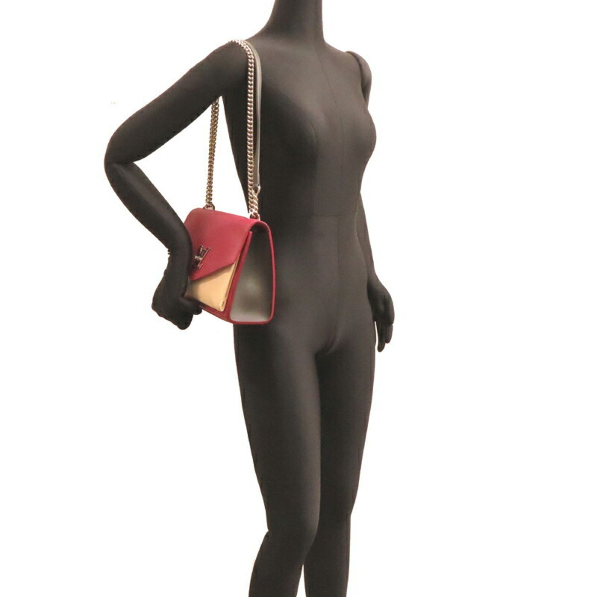 Louis Vuitton Louis Vuitton My Lock Me BB Women's Shoulder Bag M52441 Leather Bordeaux Size ONE SIZE - 9 Thumbnail