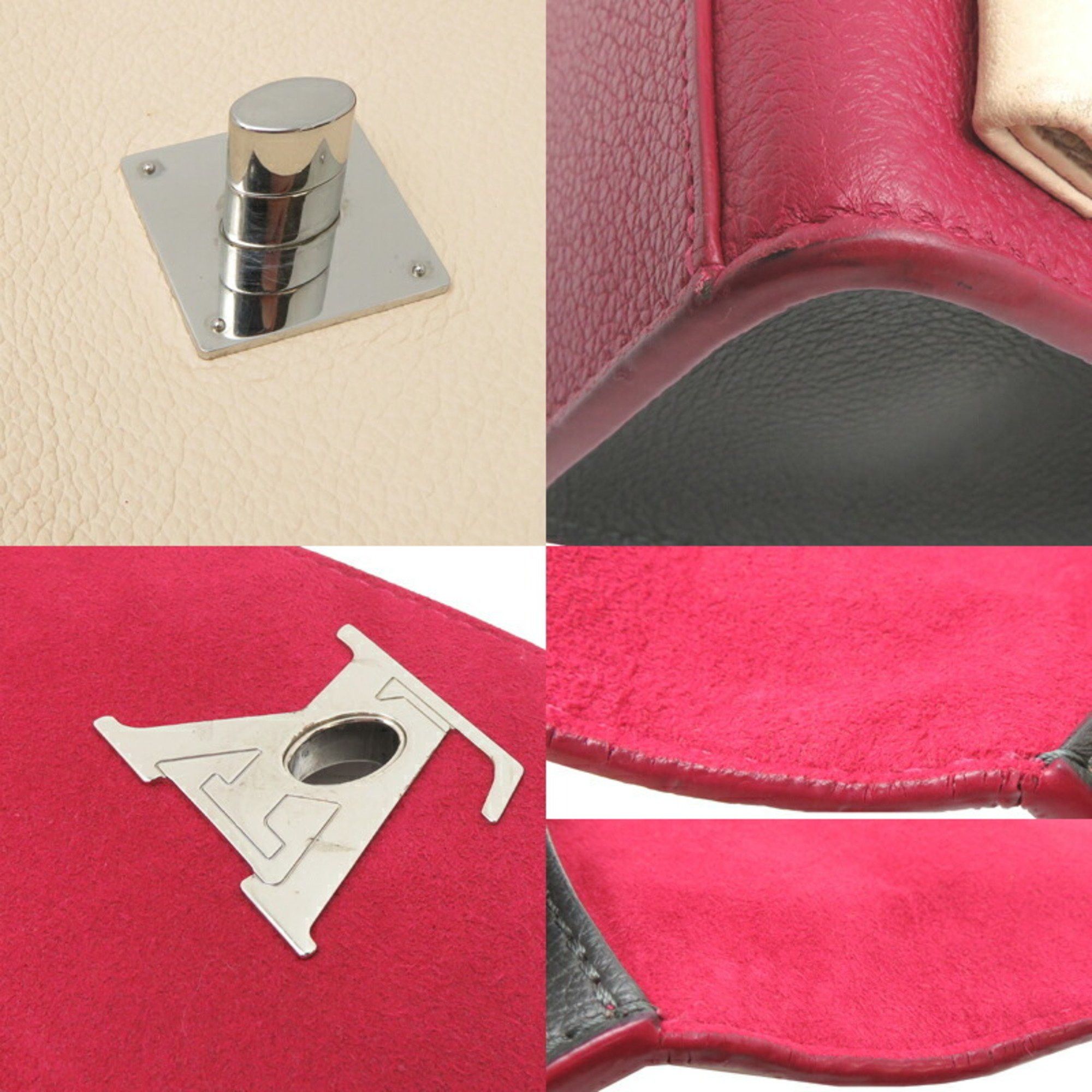 Louis Vuitton Louis Vuitton My Lock Me BB Women's Shoulder Bag M52441 Leather Bordeaux Size ONE SIZE - 10 Thumbnail