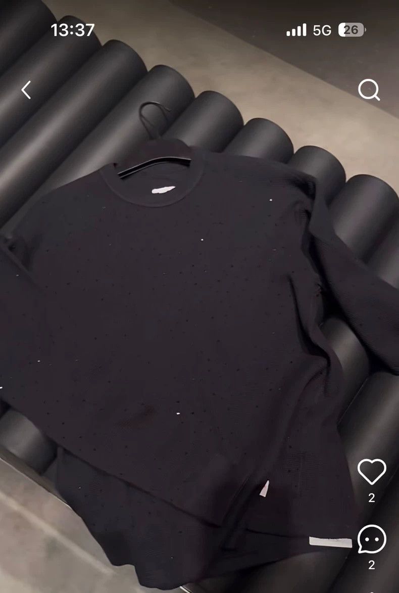 Alexander Wang Alexander Wang Studded Black Sweatshirt Size M / US 6-8 / IT 42-44 - 2 Thumbnail