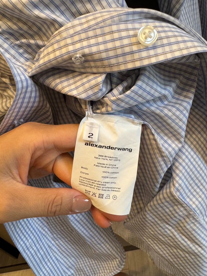 Alexander Wang Alexander Wang Striped Shirt Dress Size S / US 4 / IT 40 - 4 Thumbnail