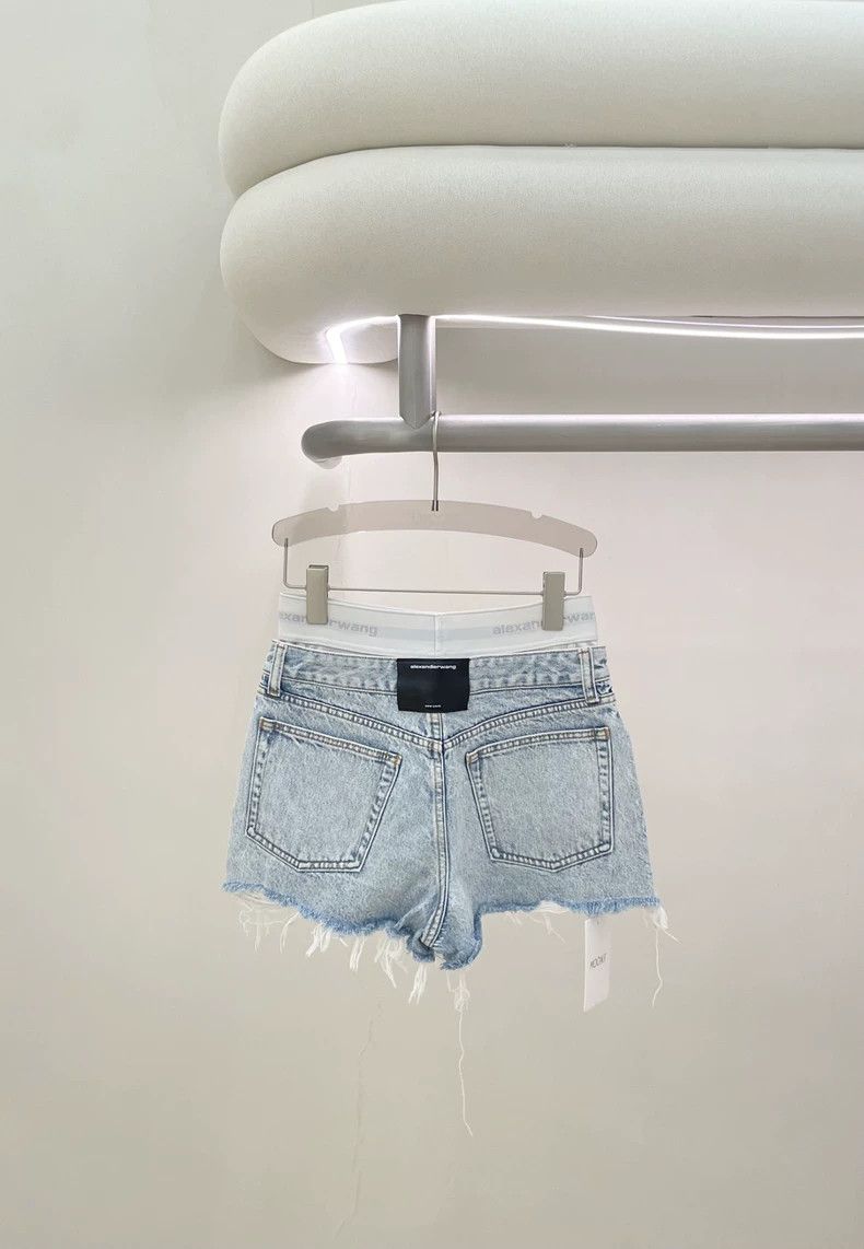 Alexander Wang Alexander Wang Light Blue Denim Shorts Size 26" / US 2 / IT 38 - 2 Thumbnail