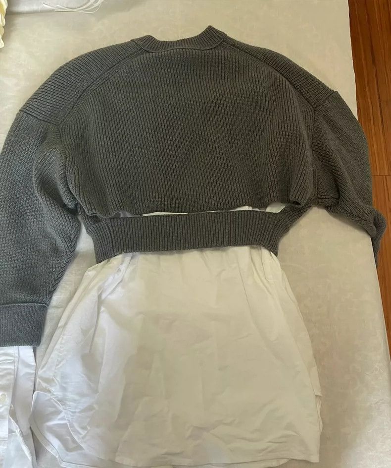 Alexander Wang Alexander Wang Layered Look Knit Cardigan Size XS / US 0-2 / IT 36-38 - 4 Thumbnail