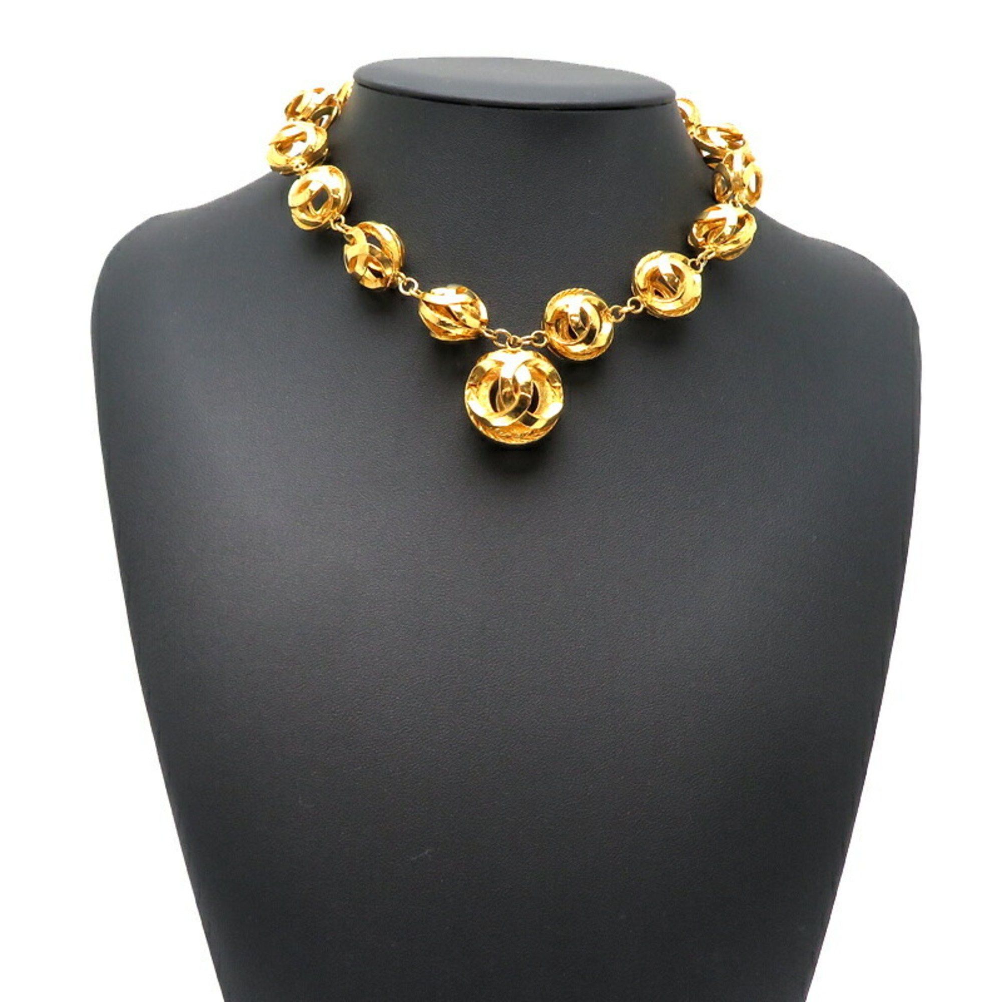 Chanel Chanel Coco Mark Women's Necklace GP Size ONE SIZE - 5 Thumbnail