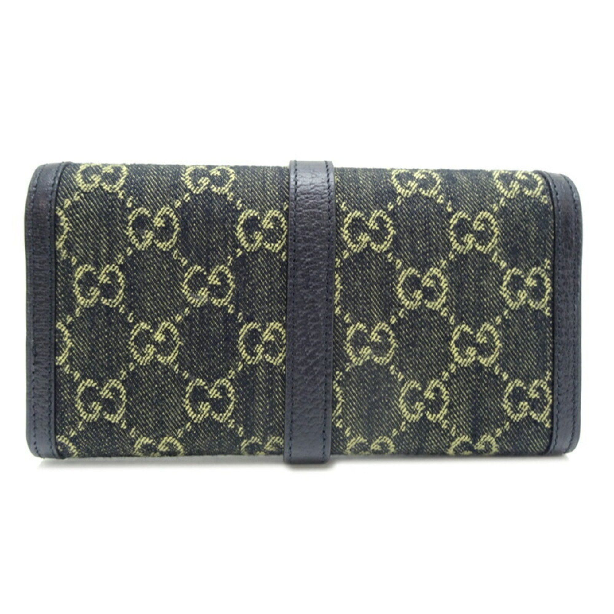 Gucci Gucci Jackie 1961 Chain Wallet, Women's, 652681, GG Canvas, Black Size ONE SIZE - 2 Thumbnail