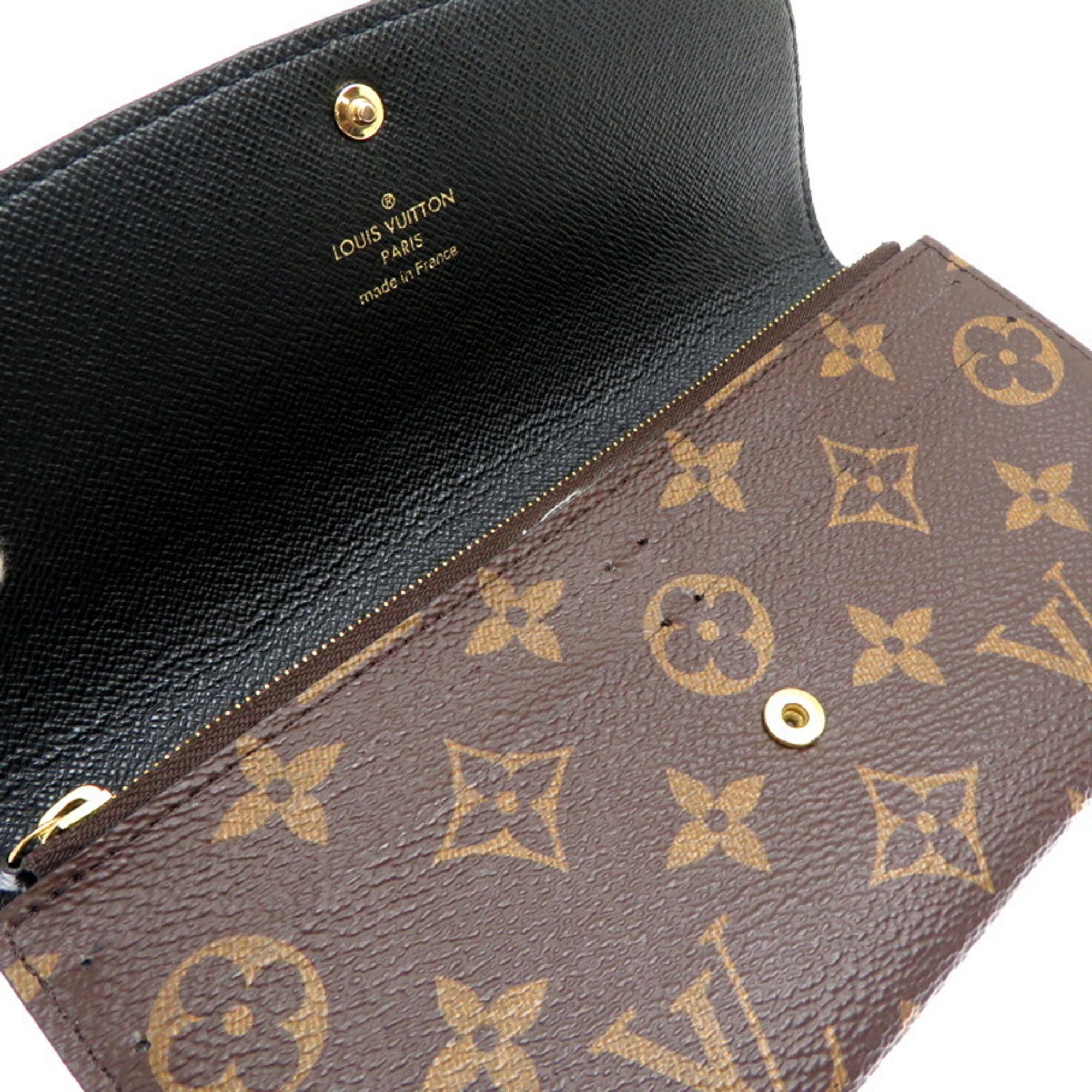 Louis Vuitton Louis Vuitton Portefeuille Emily Women's Long Wallet M82157 Monogram Reverse Brown Size ONE SIZE - 6 Thumbnail