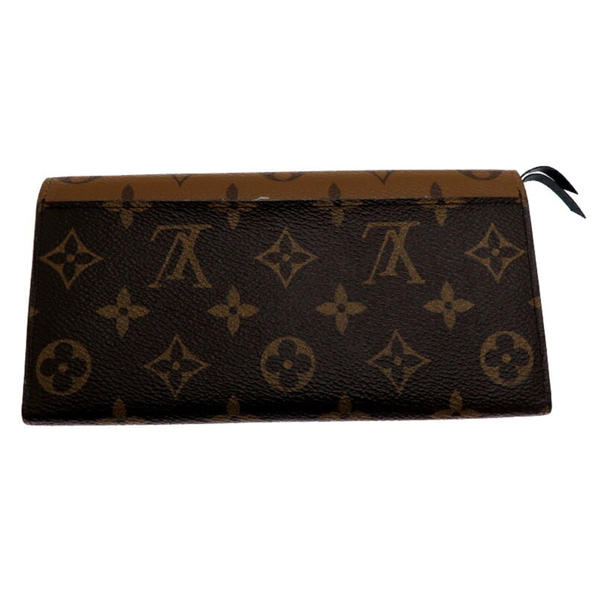 Louis Vuitton Louis Vuitton Portefeuille Emily Women's Long Wallet M82157 Monogram Reverse Brown Size ONE SIZE - 2 Thumbnail