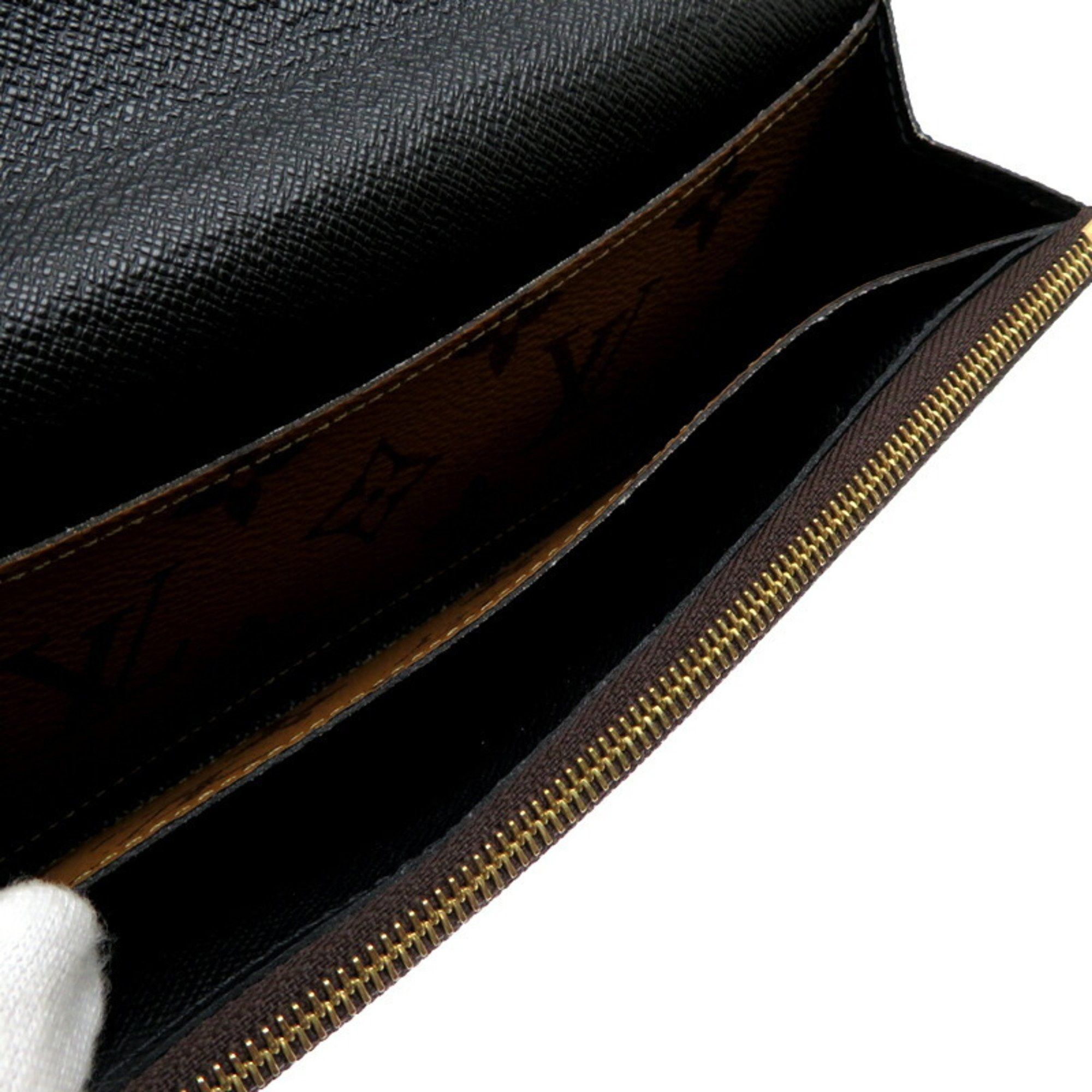 Louis Vuitton Louis Vuitton Portefeuille Emily Women's Long Wallet M82157 Monogram Reverse Brown Size ONE SIZE - 8 Thumbnail
