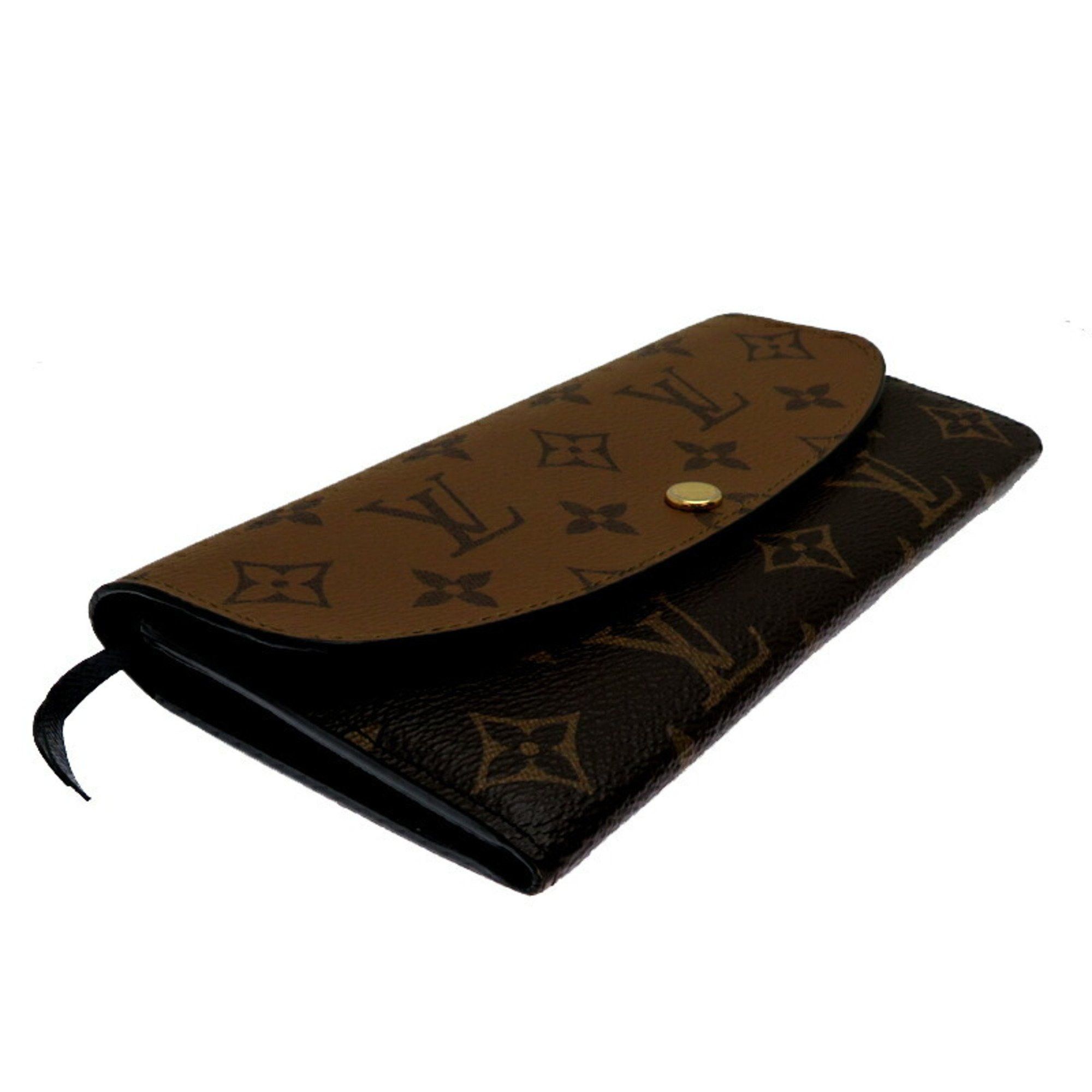 Louis Vuitton Louis Vuitton Portefeuille Emily Women's Long Wallet M82157 Monogram Reverse Brown Size ONE SIZE - 3 Thumbnail