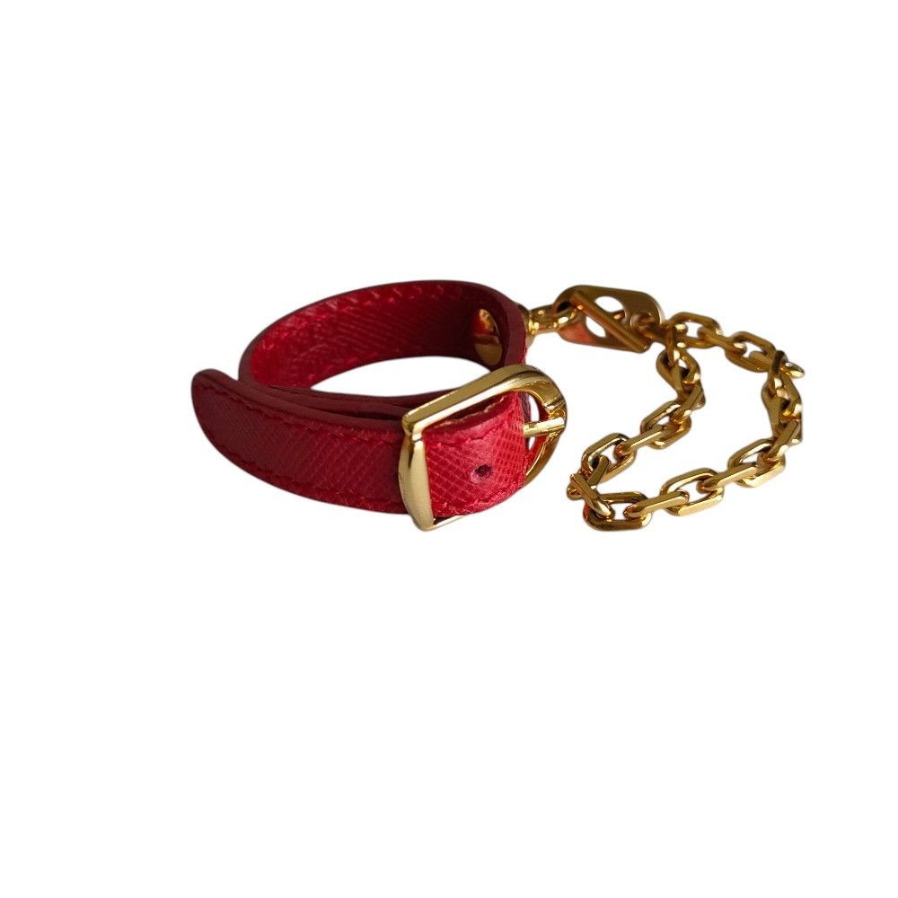 Other Other FOXEY Logo Embossed Glove Holder Charm Glove Holder Leather Charm Size ONE SIZE - 2 Thumbnail