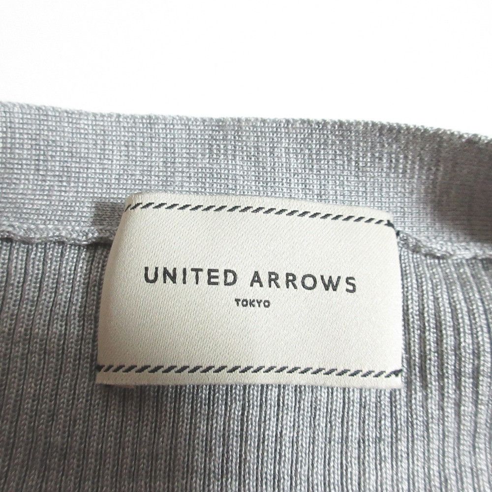 Other Other UNITED ARROWS V-neck Silk Knit Cardigan Others Tops 1528-136-0081 DUTY FREE for USA Size ONE SIZE - 5 Thumbnail