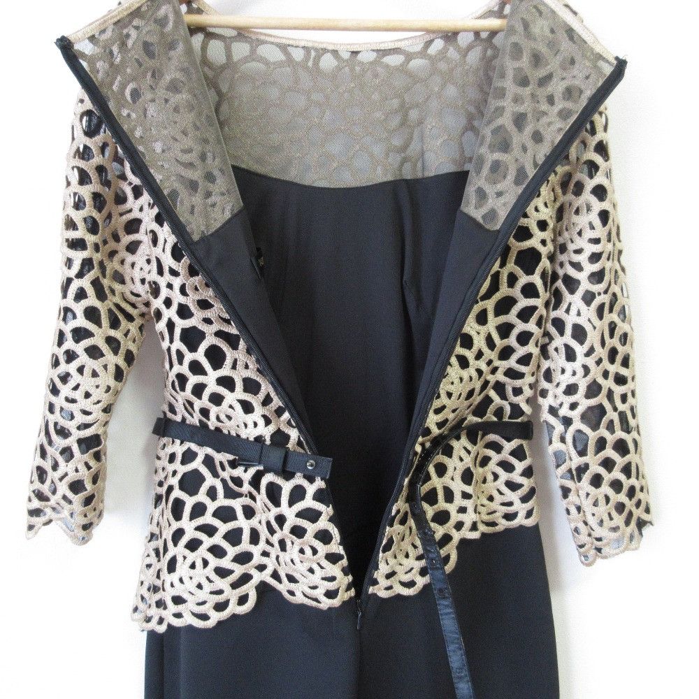 Other Other TADASHI SHOJI Cutwork Lace Dress Others Dresses DUTY FREE for USA Size ONE SIZE - 3 Thumbnail