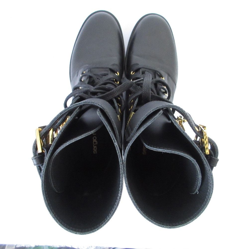 Other Other Sergio Rossi MIDWAY Short Boots Leather Shoes Size ONE SIZE - 3 Thumbnail