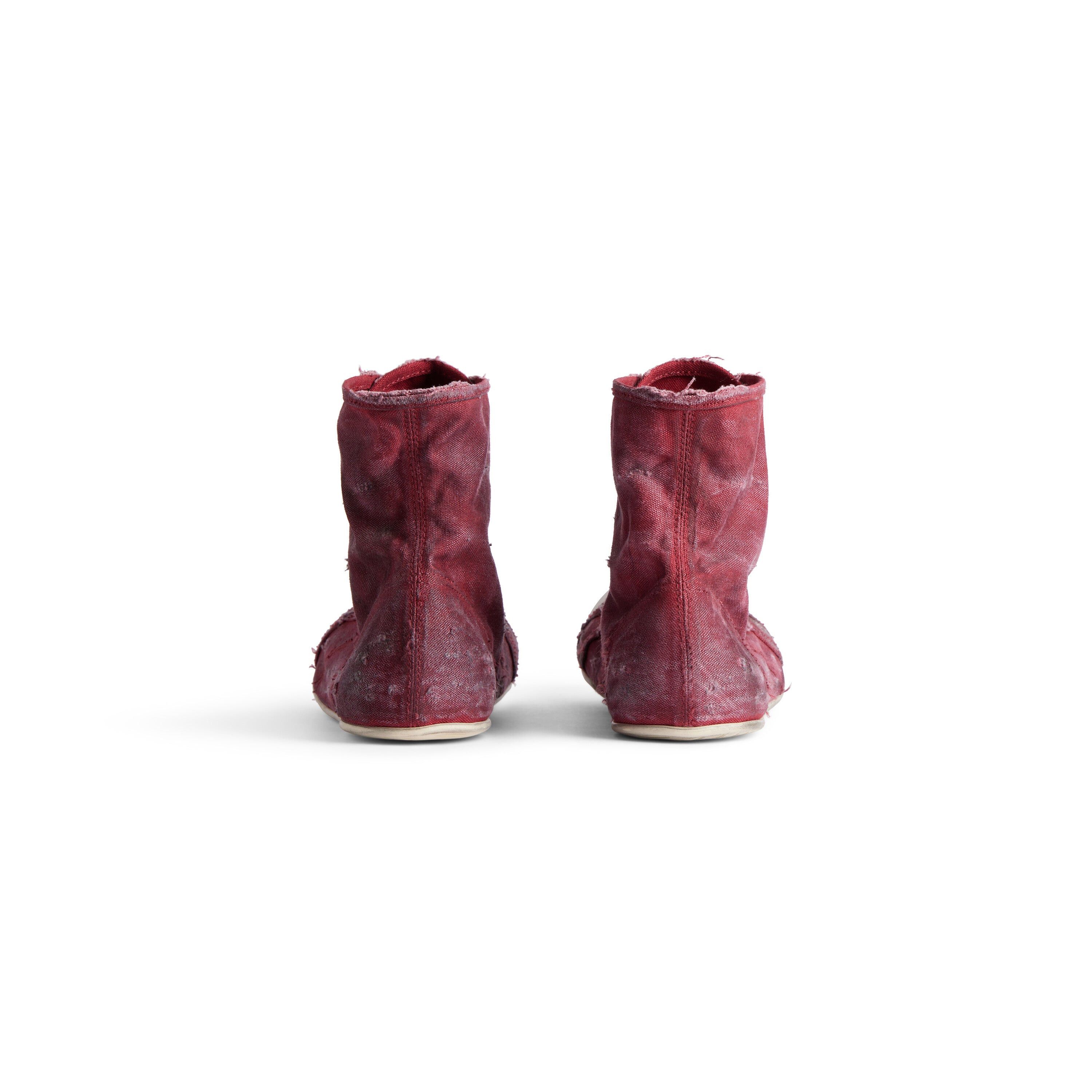 Paris Ultra Flat High Top 'Red'