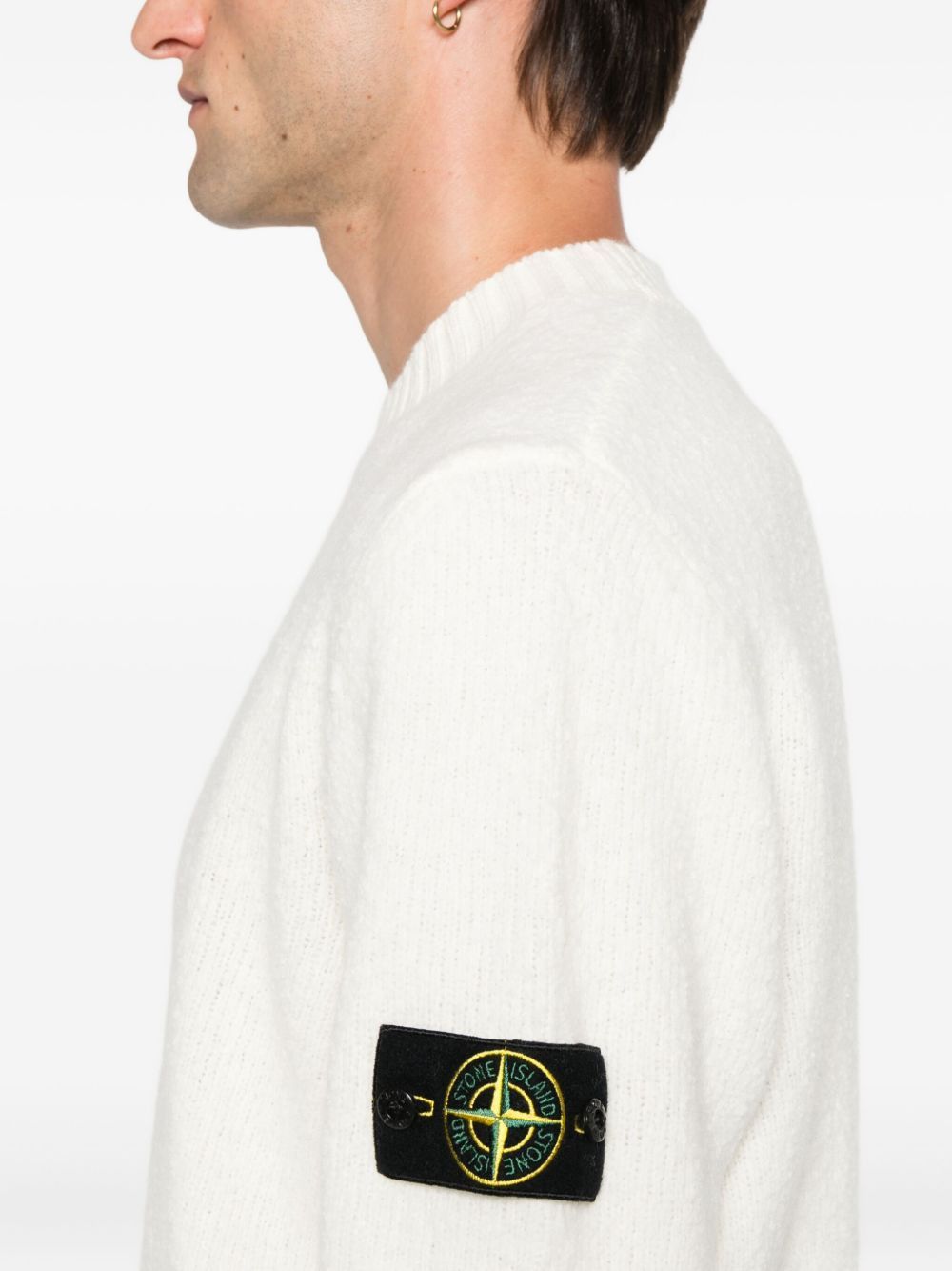 Stone Island WOOL BLEND CREWNECK SWEATER Size US XL / EU 56 / 4 - 4 Thumbnail