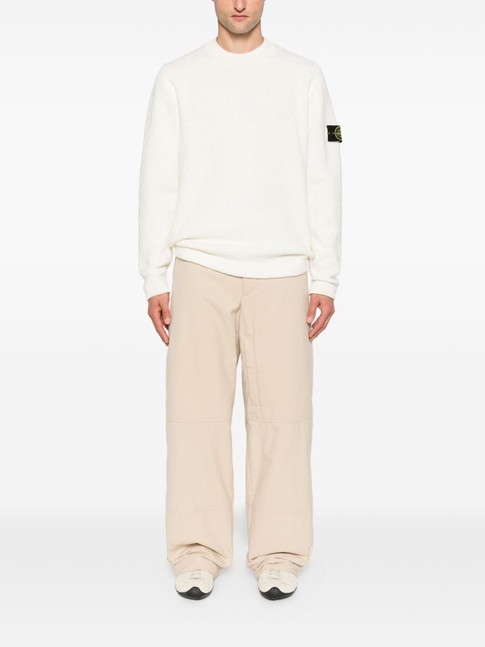 Stone Island WOOL BLEND CREWNECK SWEATER Size US XL / EU 56 / 4 - 2 Thumbnail