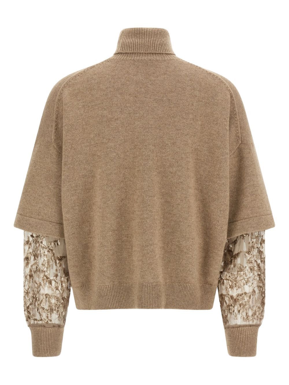 Brunello Cucinelli CASHMERE TURTLE-NECK JUMPER Size L / US 10 / IT 46 - 3 Thumbnail