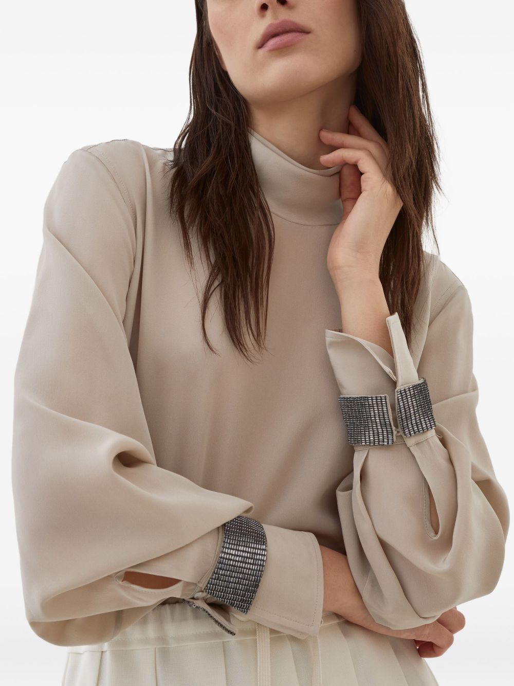 Brunello Cucinelli SILK TOP Size L / US 10 / IT 46 - 4 Thumbnail