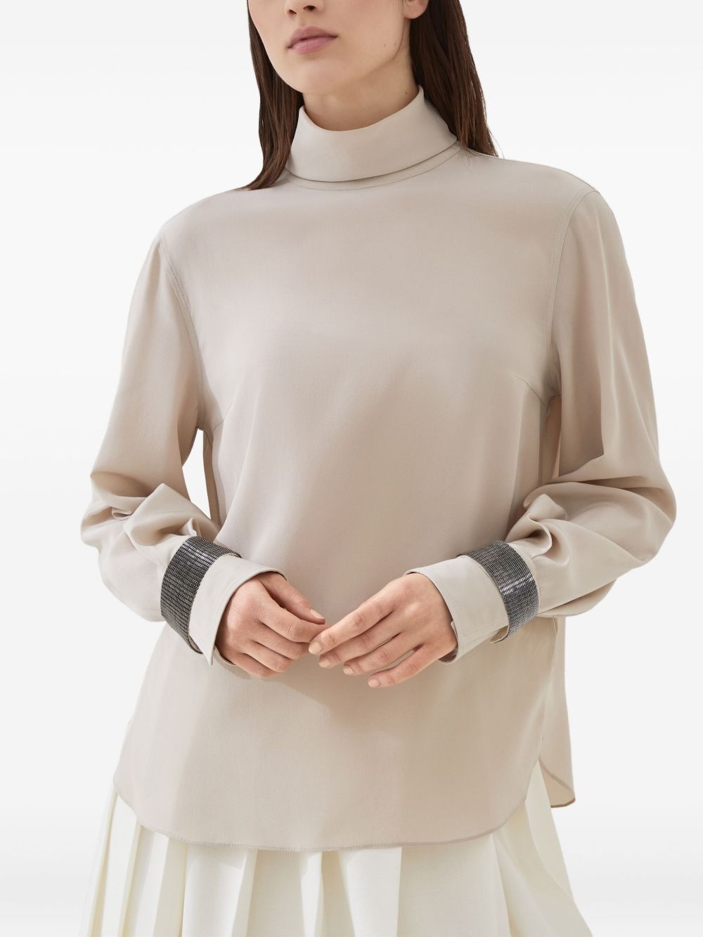 Brunello Cucinelli SILK TOP Size L / US 10 / IT 46 - 5 Thumbnail