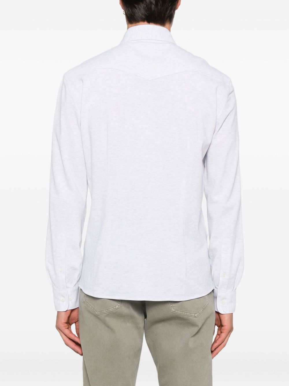 Brunello Cucinelli COTTON SHIRT Size US XL / EU 56 / 4 - 3 Thumbnail