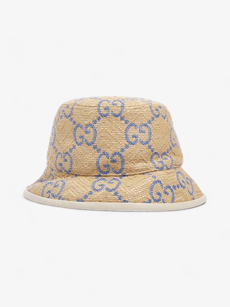 Gucci GG Raffia Effect Bucket Hat Size ONE SIZE - 3 Thumbnail