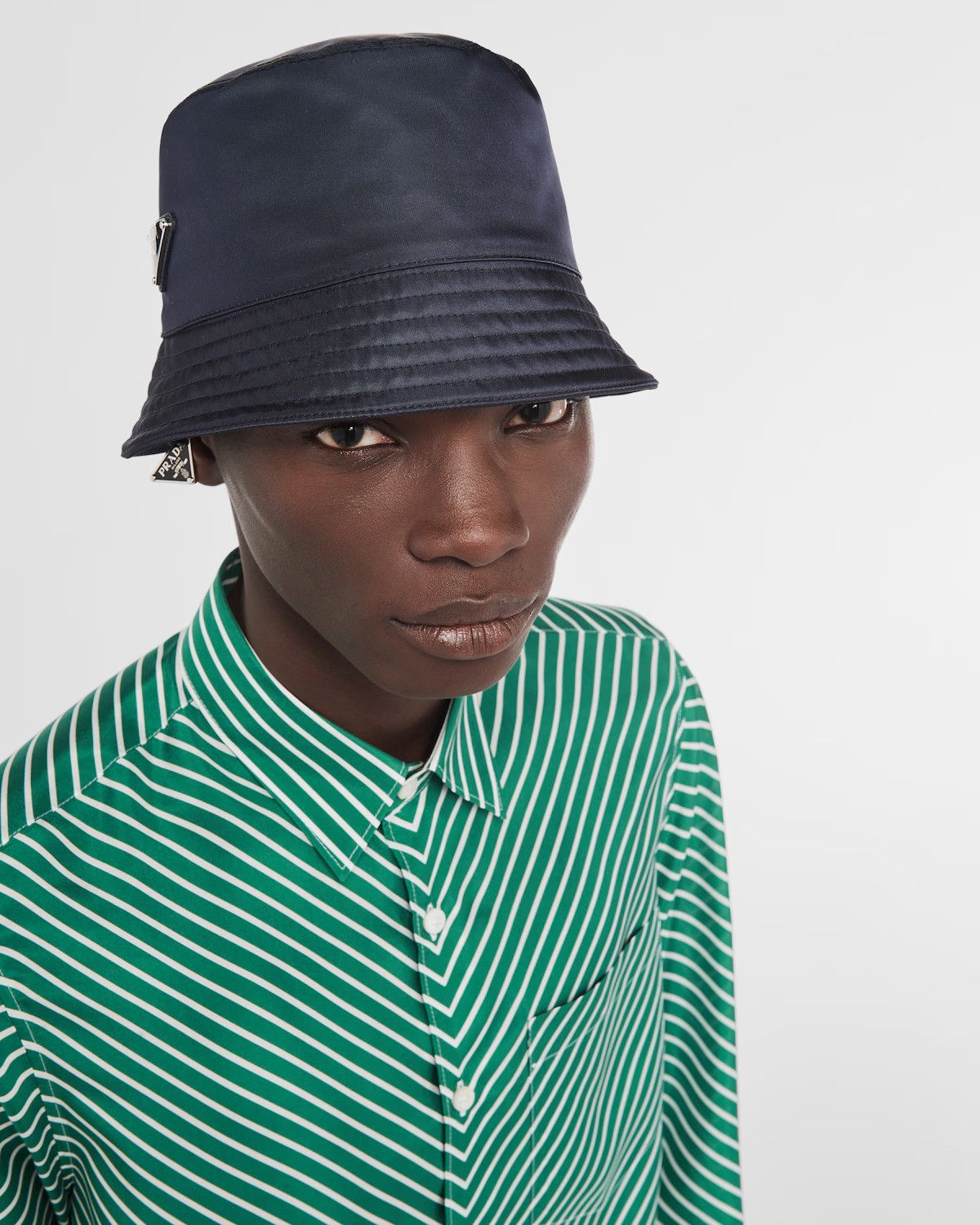 Prada Midnight Blue Re-Nylon Hat Size ONE SIZE - 3 Thumbnail