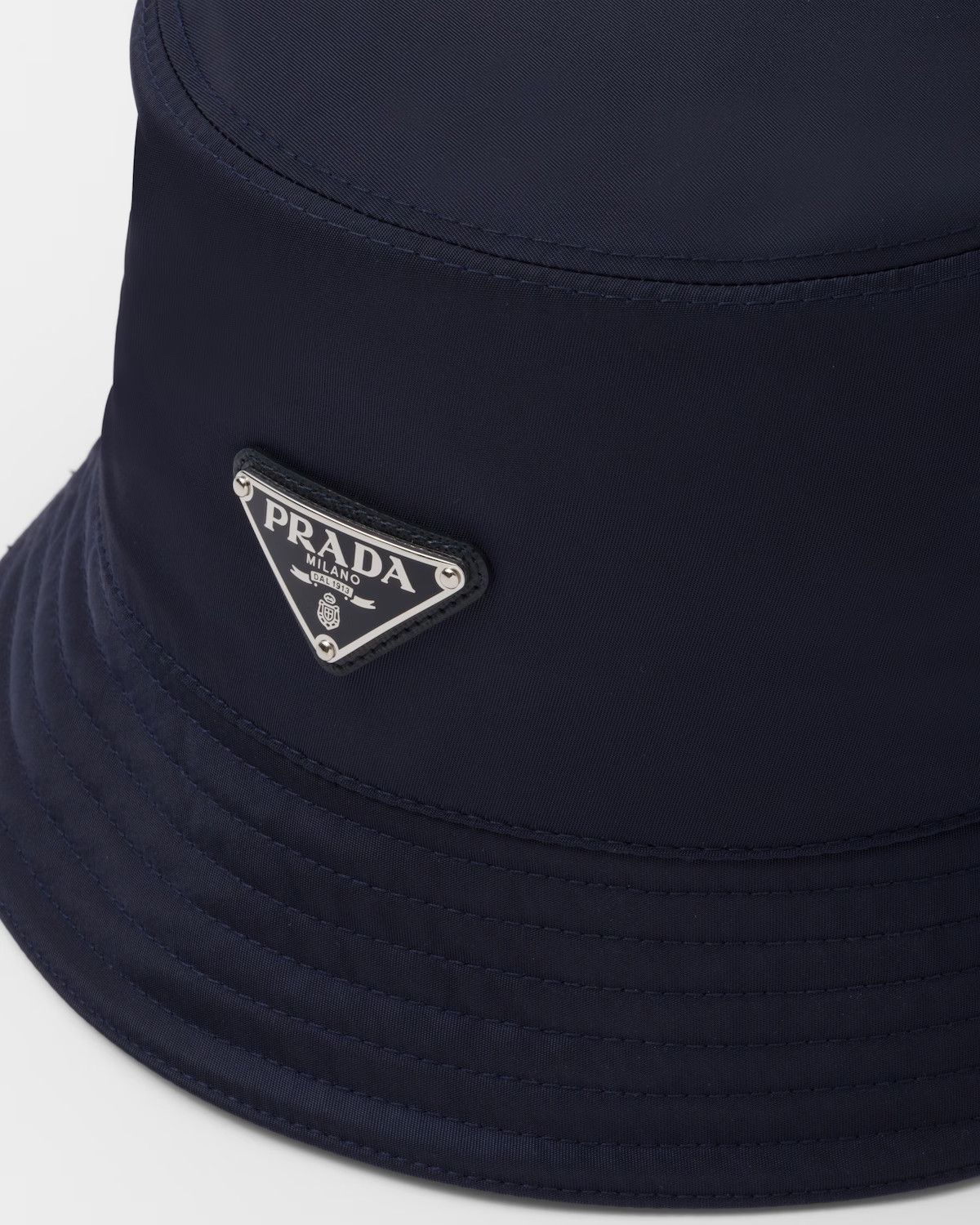 Prada Midnight Blue Re-Nylon Hat Size ONE SIZE - 4 Thumbnail