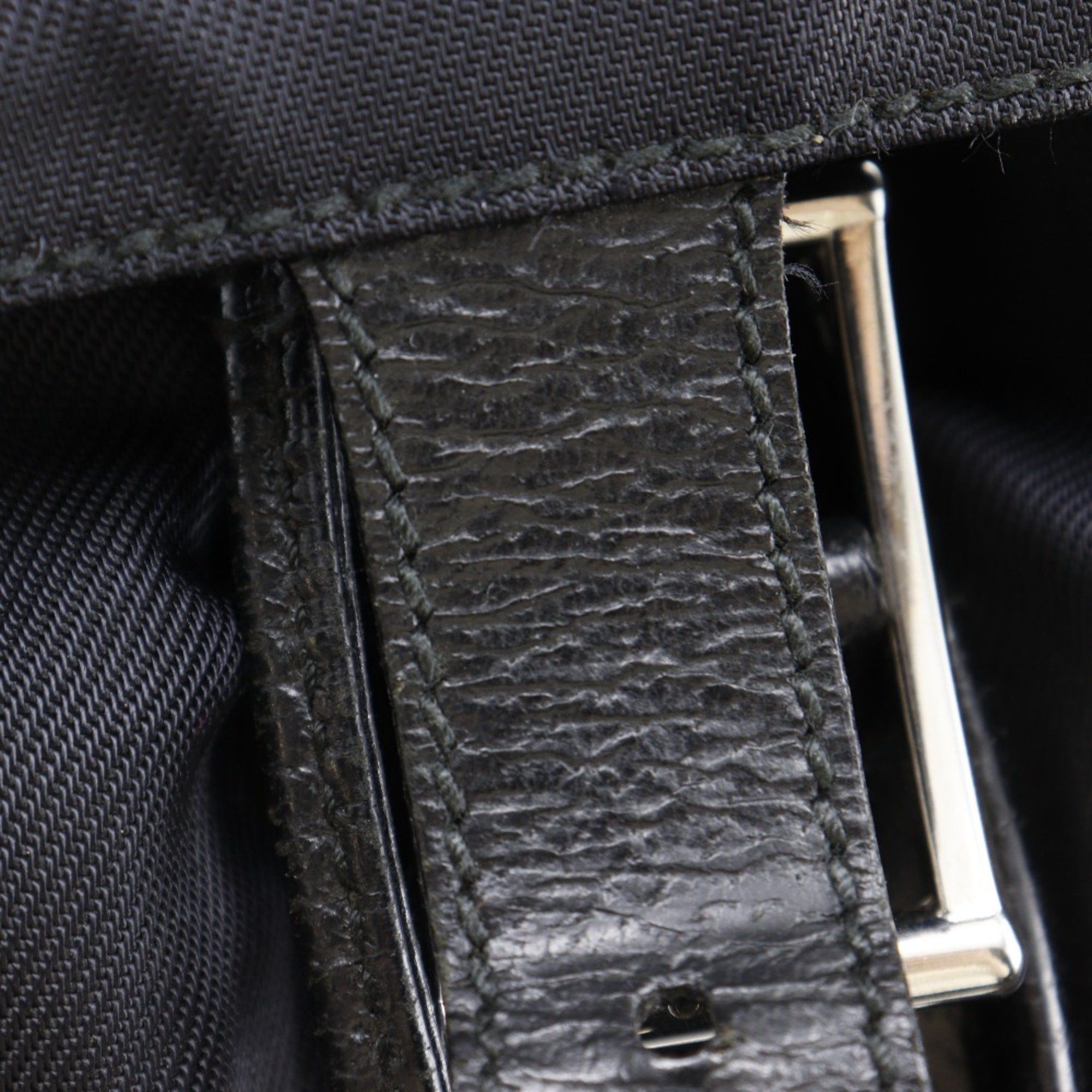 Gucci Gucci Backpack/Daypack 019.2058.0173.5 Nylon Canvas and Leather Black 2-Way with Belt Clasp, Women's I171625005 Size ONE SIZE - 9 Thumbnail