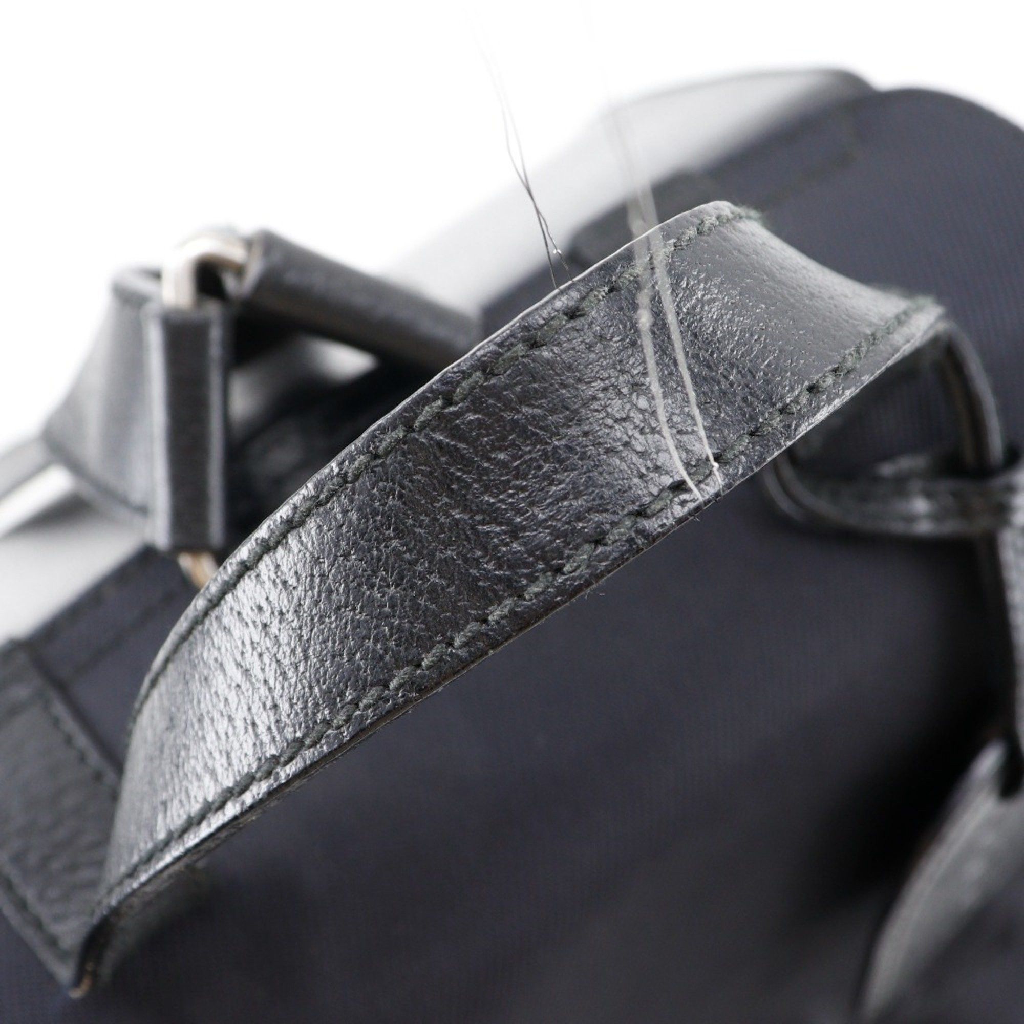 Gucci Gucci Backpack/Daypack 019.2058.0173.5 Nylon Canvas and Leather Black 2-Way with Belt Clasp, Women's I171625005 Size ONE SIZE - 6 Thumbnail