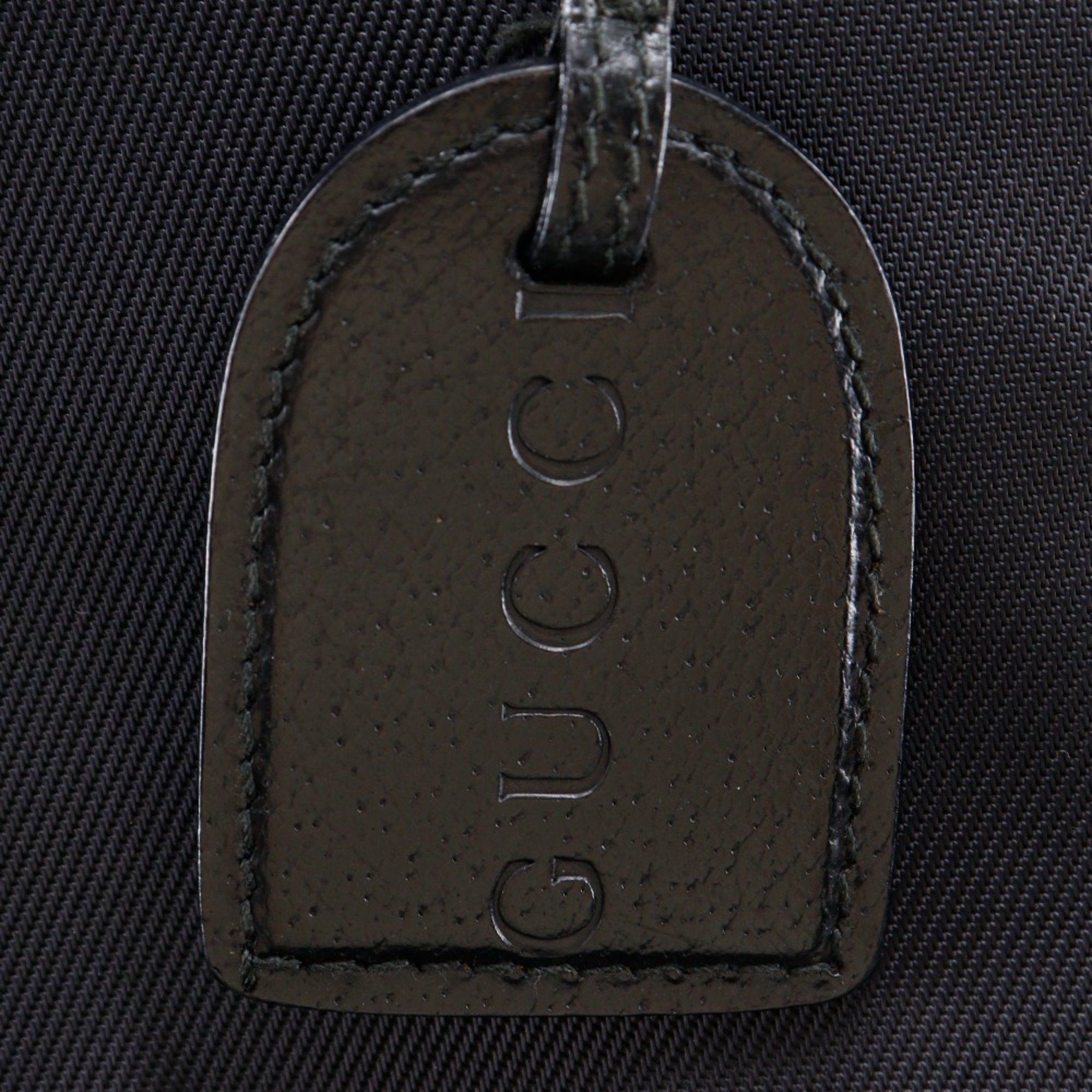 Gucci Gucci Backpack/Daypack 019.2058.0173.5 Nylon Canvas and Leather Black 2-Way with Belt Clasp, Women's I171625005 Size ONE SIZE - 14 Thumbnail