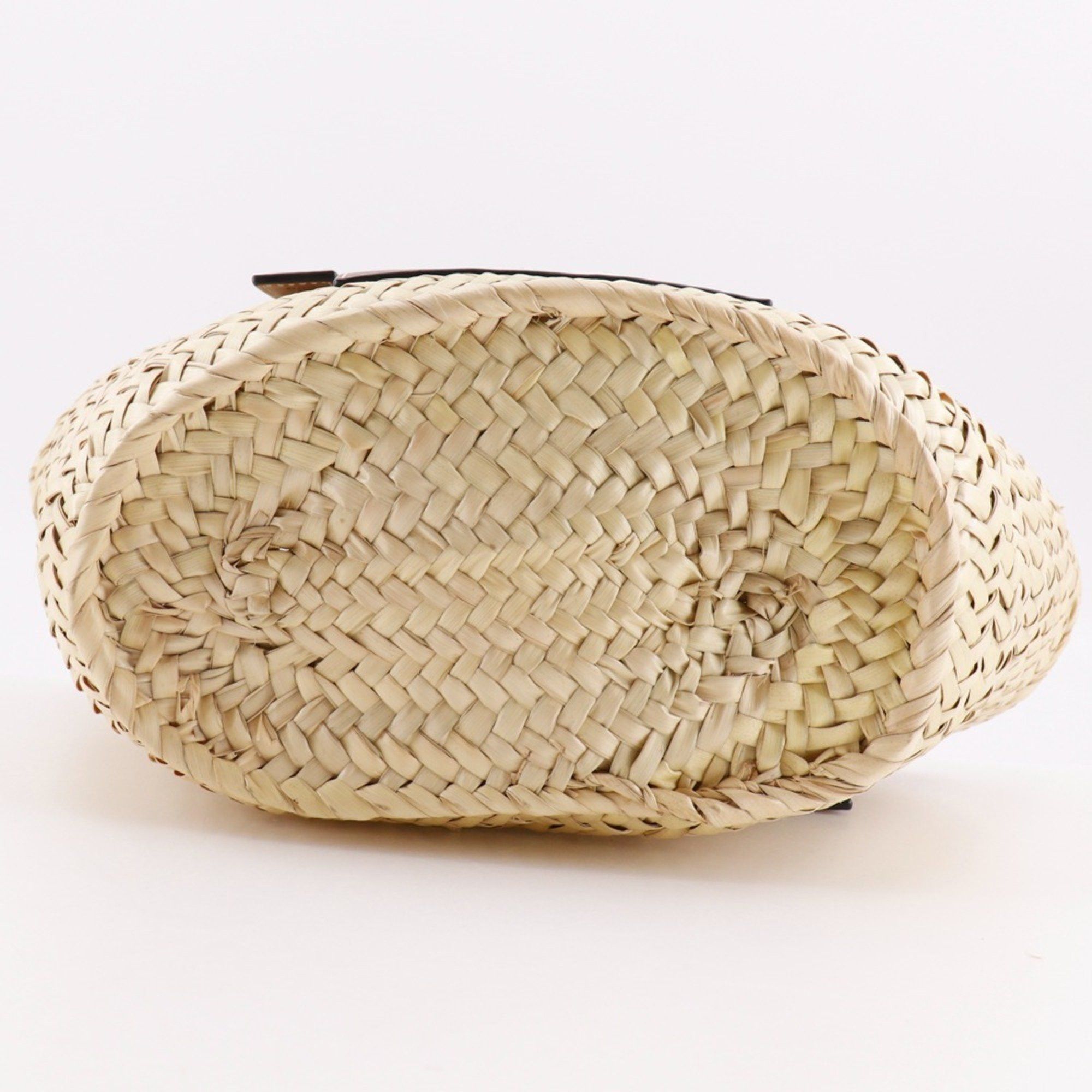 Loewe LOEWE Basket Bag, Small Tote Raffia and Leather, Brown, A5, Women's, I171625109 Size ONE SIZE - 7 Thumbnail